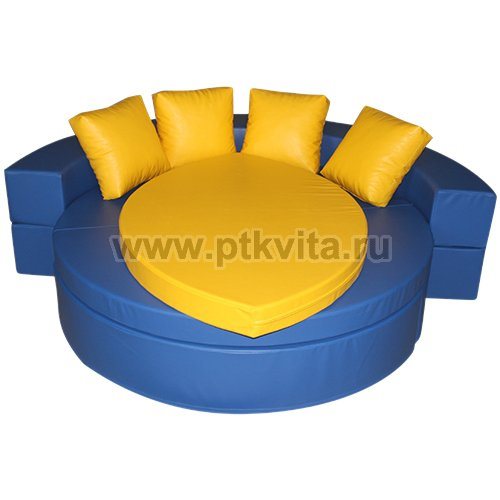 «Улыбка» набор мягкой игровой мебели арт. 3КМ22 - фото 117476933