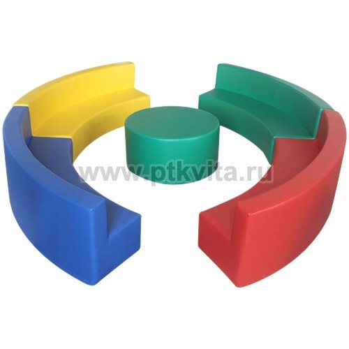 «Бублик 3» комплект мягкой игровой мебели арт. 3КМ6 - фото 117476942