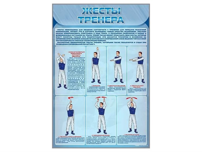 Стенд "Жесты тренера" ✅ - фото 117478034