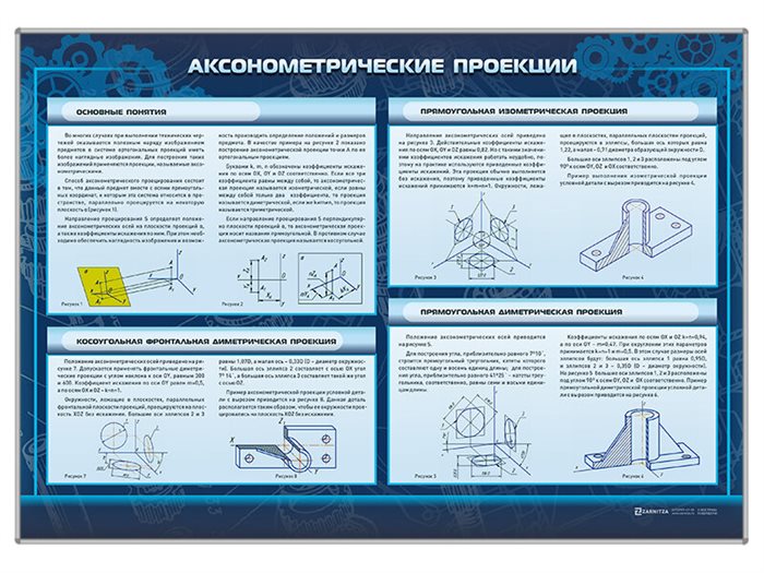Комплект стендов "Инженерная графика и начертательная геометрия" (8шт) ✅ - фото 117478525