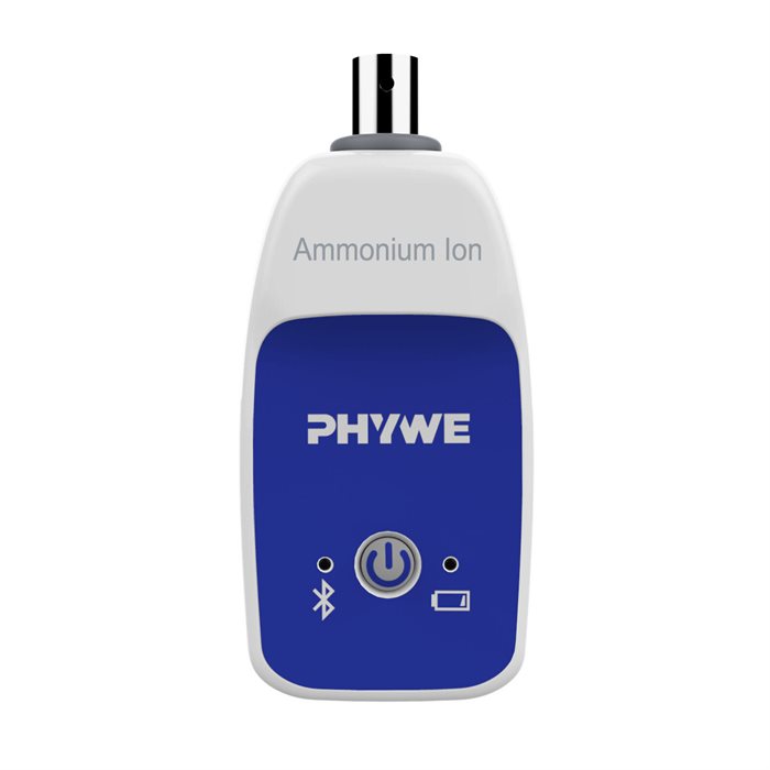 Датчик с ион-селективным электродом для аммония 0.9…1800 мг/л (Bluetooth) PHYWE Cobra SMARTsense 12913-00 - фото 117479599