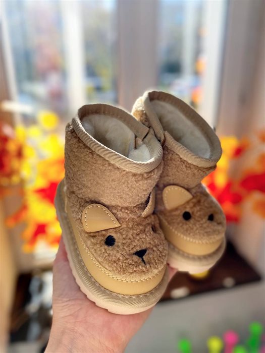 Ботинки детские с мехом D601-14, 17-22 LZ - фото 118498432