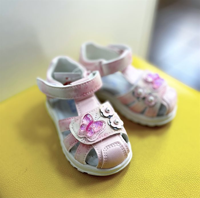 Сандалии для девочки (RC51_2617-7D) Розовые - фото 118804233