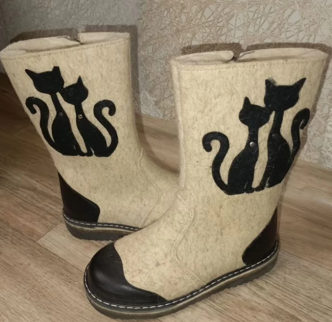 Унтоваленки для девочки размер 33 , Кошечки, ТЭП, UNTOVALENKI (43408 lz) - фото 119425908