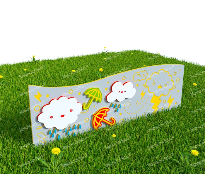 Забор из Экопластика Petra ® "Погода" (Модель 4) - фото 120435737