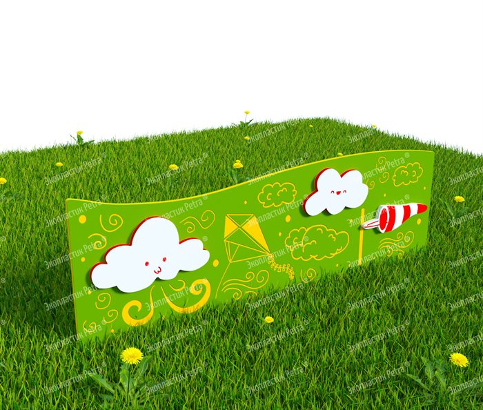 Забор из Экопластика Petra ® "Погода" (Модель 7) - фото 120435740