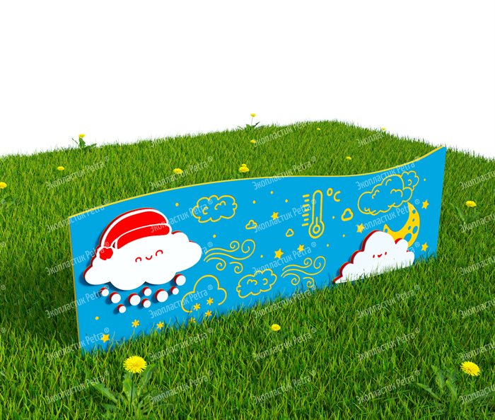 Забор из Экопластика Petra ® "Погода" (Модель 10) - фото 120435743