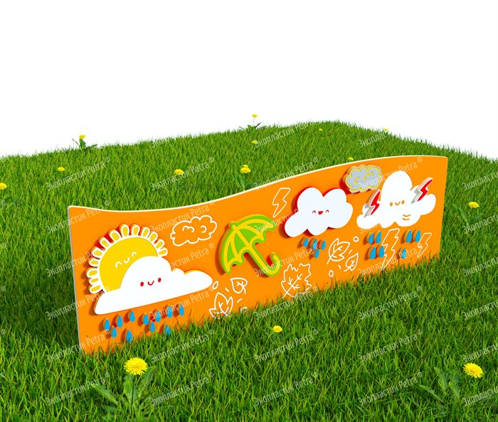 Забор из Экопластика Petra ® "Погода" (Модель 12) - фото 120435745