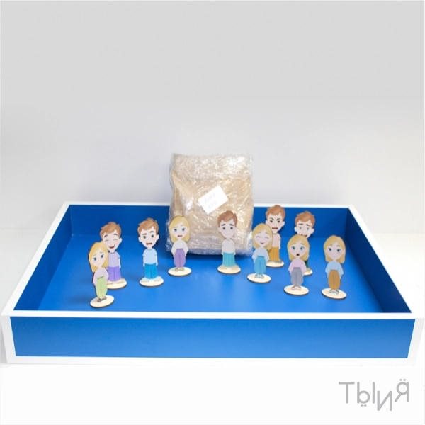 Песочница синяя ЛДСП - фото 121183379