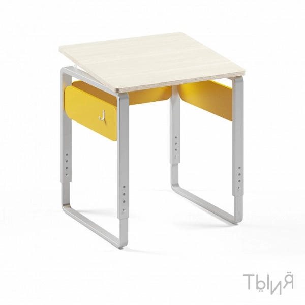 Стол ученический "Лидер" 1-местный регулируемый с наклоном - фото 121184617