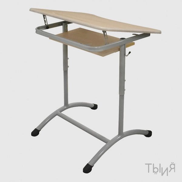 Стол ученический 1-м регулируемый "Наука-лайт" с полкой - фото 121184670