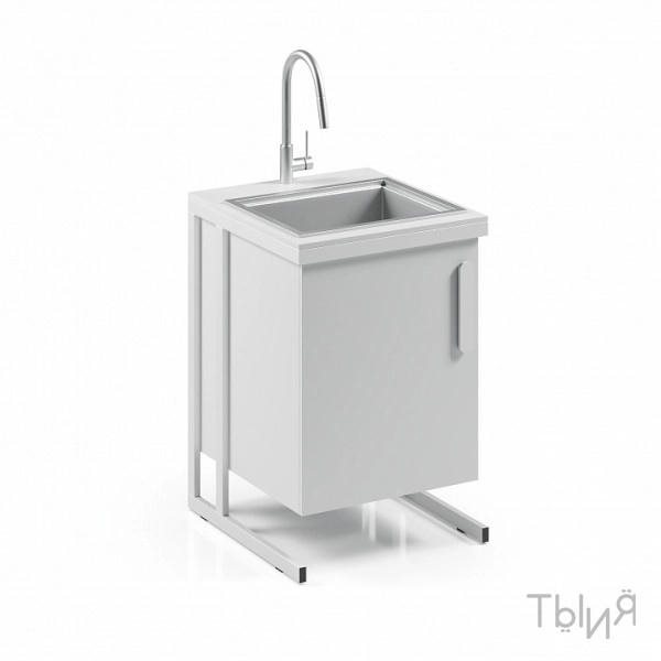 Стол лабораторный "Наука" моечный (малый) - фото 121185060