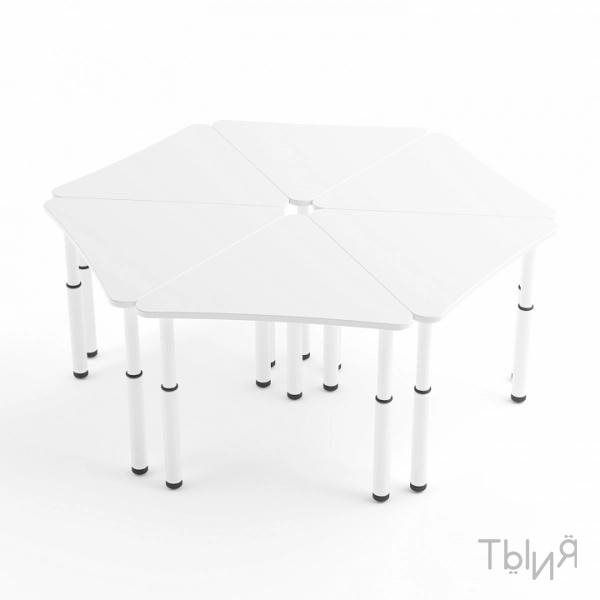 Стол детский "Ромашка", 6 шт - фото 121231868