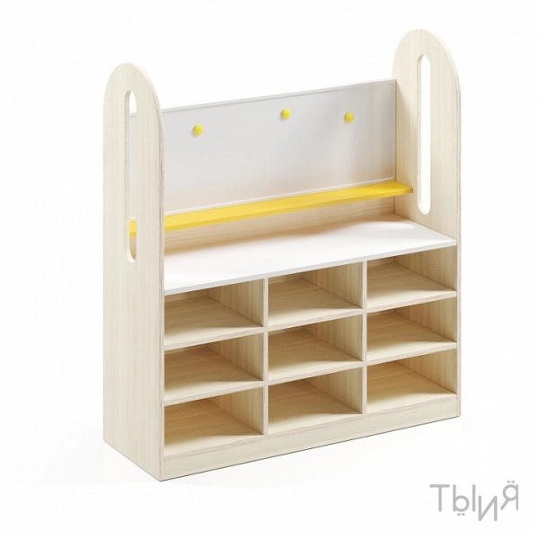 Стеллаж "Румо" для хранения и обучения с маркерной доской - фото 121231968