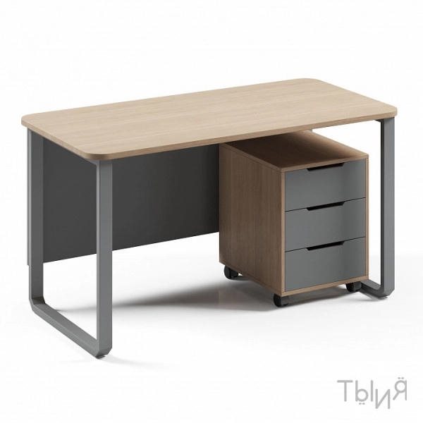 Стол специалиста с тумбой "Вектор" - фото 121232021