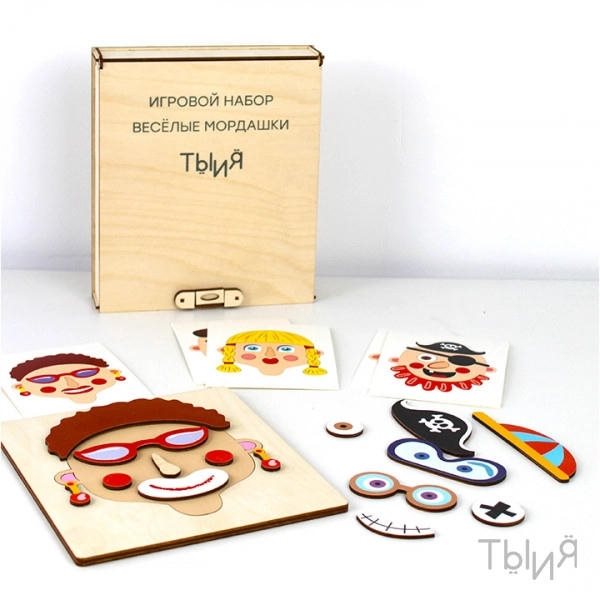Детский игровой набор "Мордашки" - фото 121232493