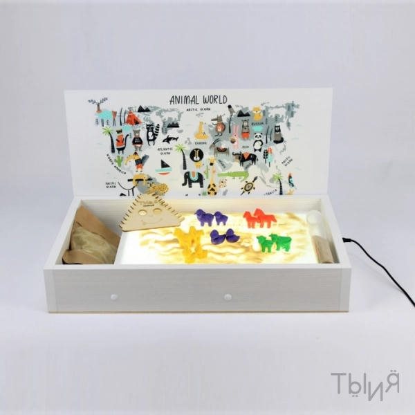 Планшет для рисования песком "Магия песка" (карта) - фото 121232811