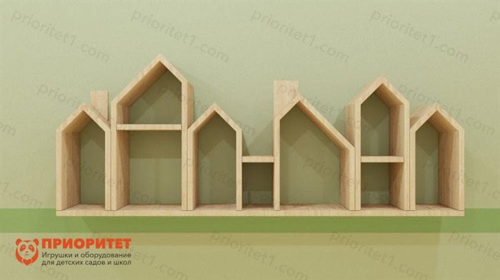 Полочки на стену Город - фото 121506340