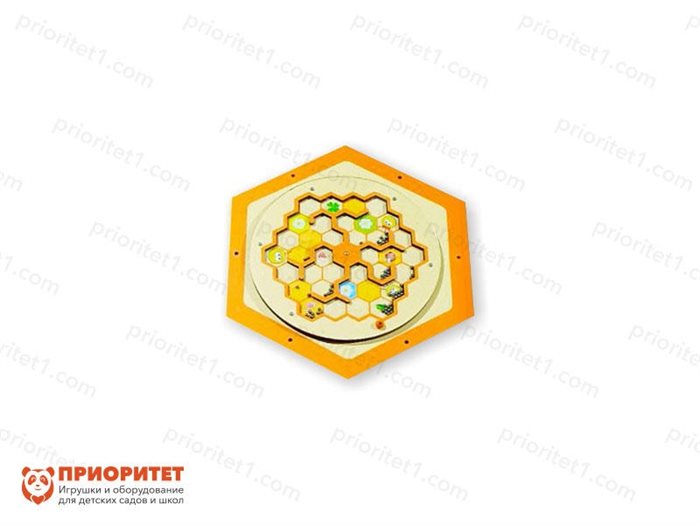 Бизиборд Пчелиные соты модуль №2 - фото 121512133