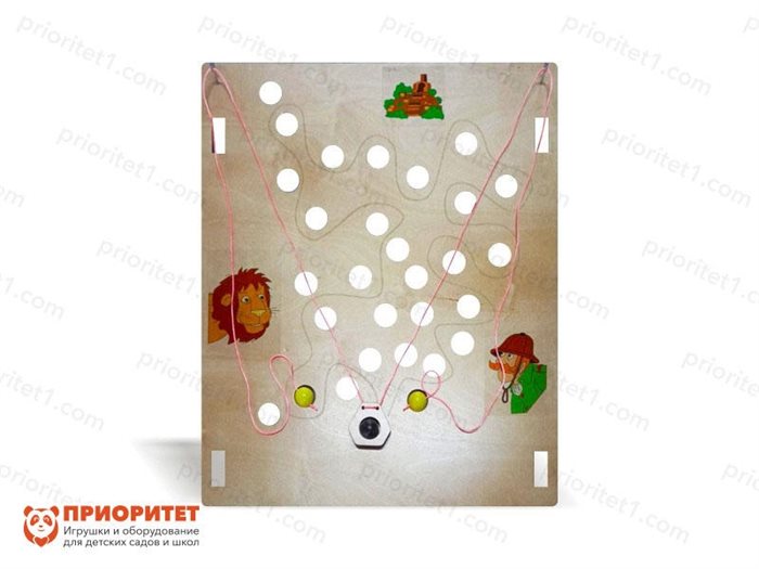 Тактильно-развивающая панель Любопытные задачки - фото 121514763