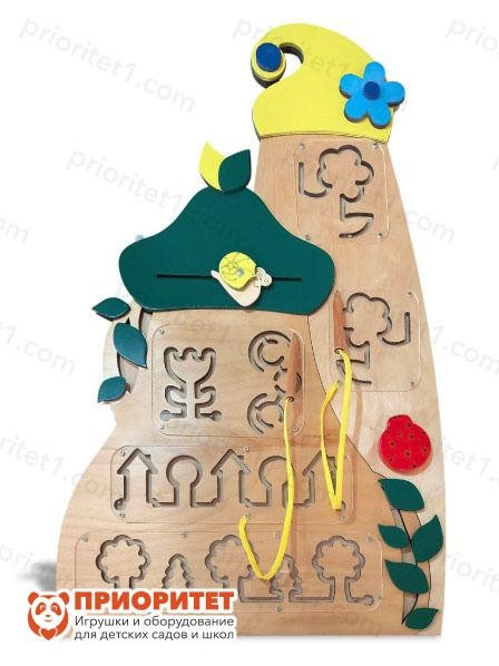 Тактильно-развивающая панель Готовим руки к письму - фото 121515347