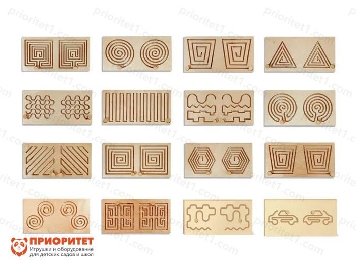 Набор межполушарных досок (16 штук) - фото 121517141