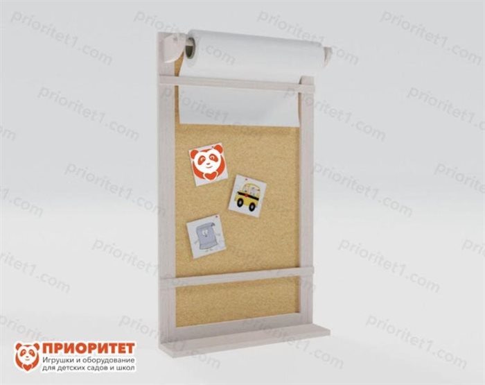 Мольберт с пробковым покрытием Рисуй-прикрепляй - фото 121517620