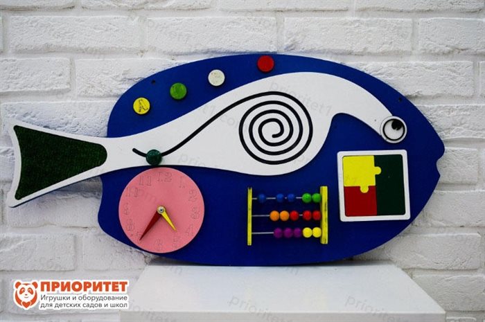 Бизиборд Синяя рыбка - фото 121517979