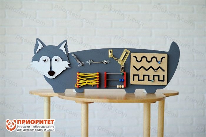 Бизиборд Серенький волчок - фото 121518080