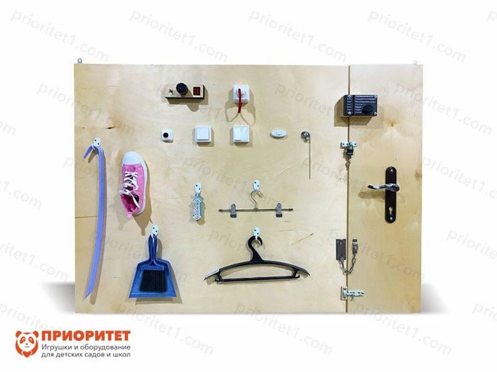 Стенд для развития бытовых навыков В прихожей комнате - фото 121518277
