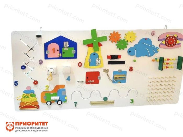 Бизиборд Счастливый день (с геобордом) - фото 121518299