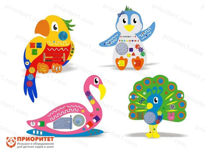 Набор бизибордов Сад птиц №3 - фото 121518312