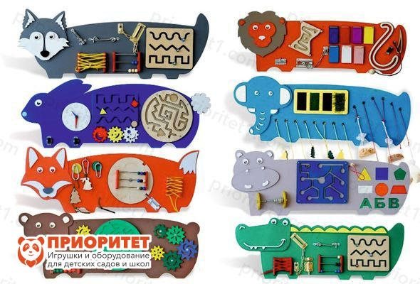 Набор бизибордов Дружный зверинец - фото 121518384