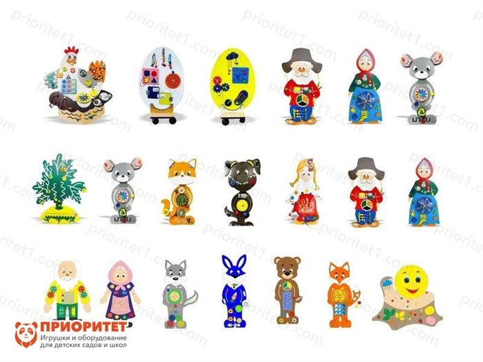 Набор бизибордов Народные сказки - фото 121518396