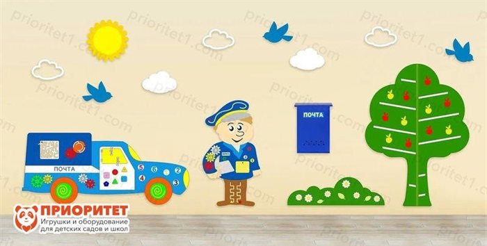 Комплексное настенное решение На почте - фото 121518500