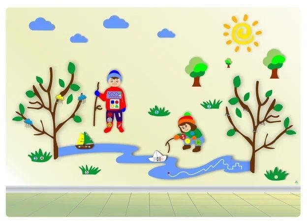 Комплексное настенное решение Даша и Паша: Весна - фото 121518512