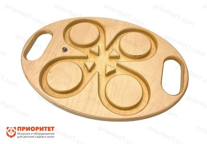 Детский балансир для рук с лабиринтом Бабочка - фото 121518687