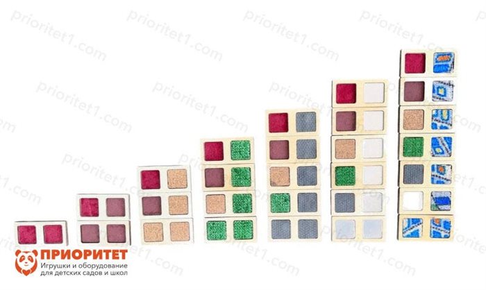 Методический тактильный набор Домино - фото 121519302