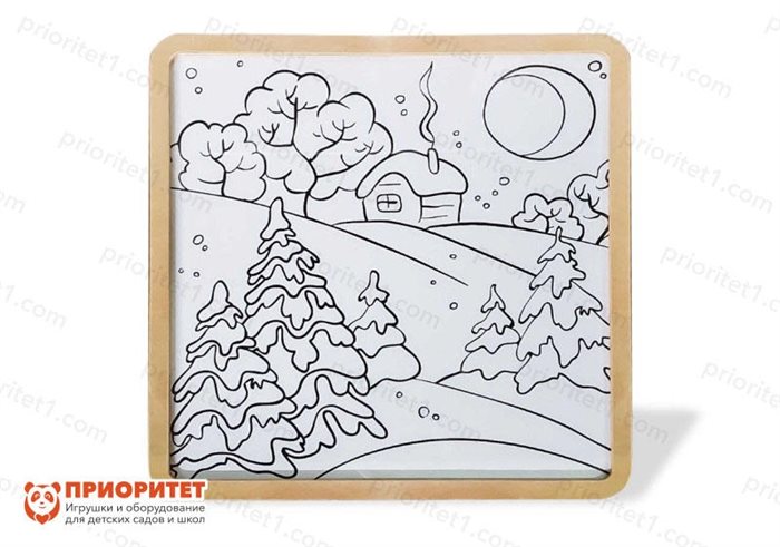 Напольный двойной модуль Многоразовая раскраска (75x75) - фото 121519319