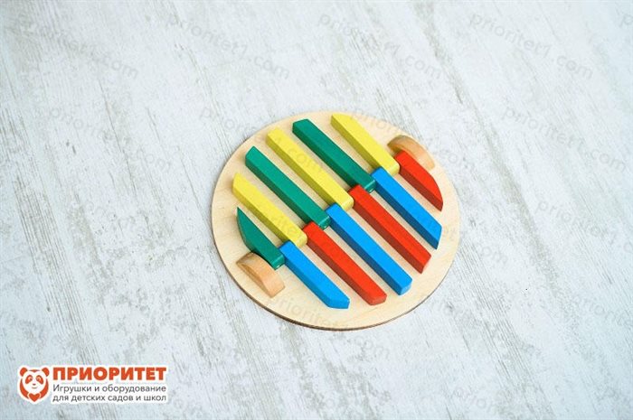 Тактильно-развивающая игрушка Умная трещотка - фото 121519411