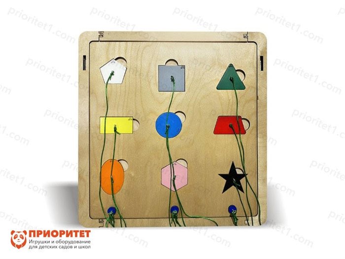 Тактильно-развивающая панель Формы - фото 121519453