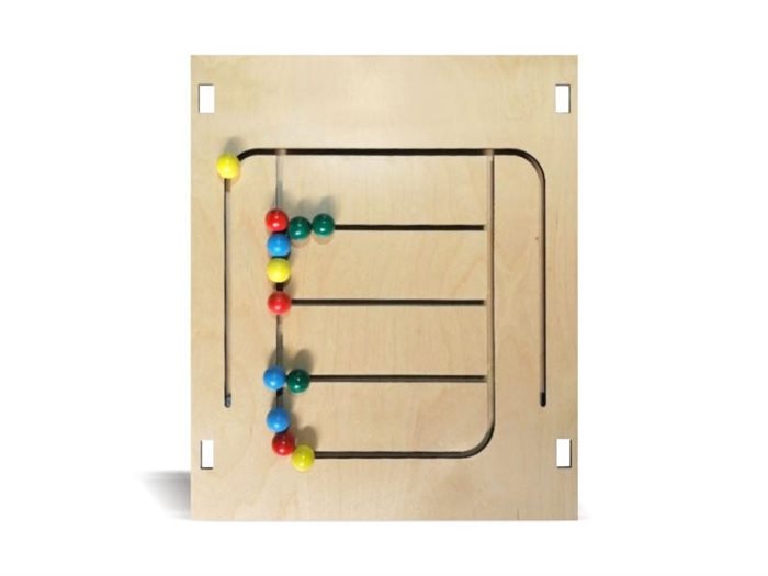 Тактильно-развивающая панель Сортирую по цветам - фото 121519488