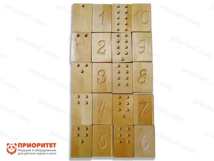 Тактильные дощечки Счет до 10 - фото 121519515