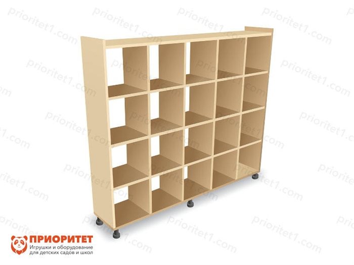 Шкаф-стеллаж для детских горшочков Ясельки - фото 121520015