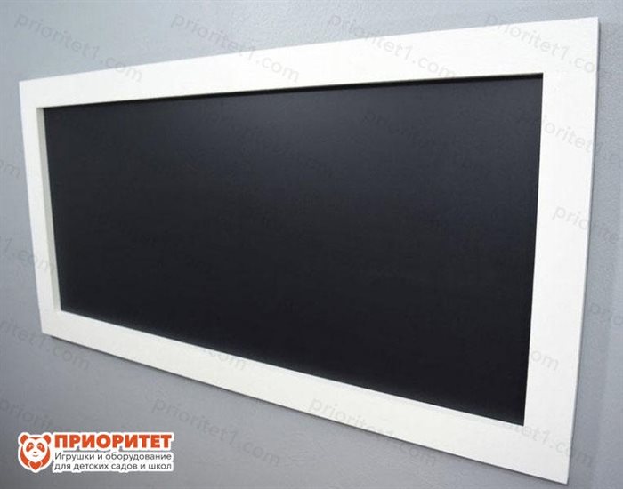 Меловая доска с рамкой Белый глянец - фото 121520138