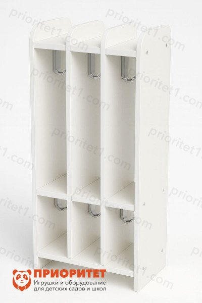 Вешалка для полотенец 2-х ярусная (3 секции) 43х20х90 мз серии Медовая - фото 121520311