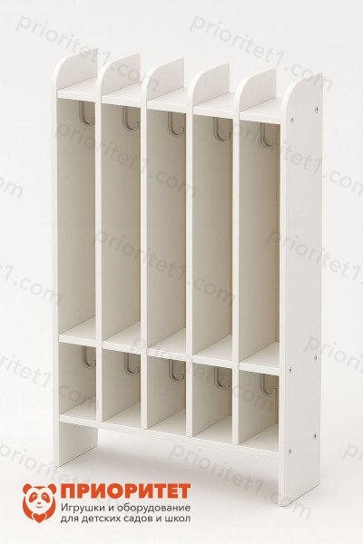 Вешалка для полотенец 2-х ярусная (5 секций) 70х20х90 из серии Медовая - фото 121520313