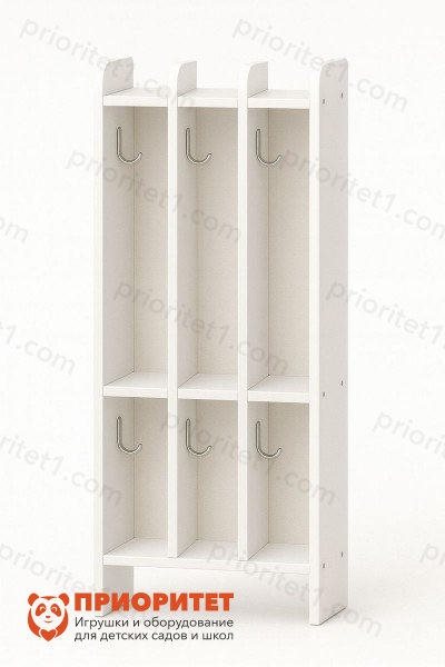 Вешалка для полотенец 2-х ярусная (3 секции) 43х20х100 мз серии Медовая - фото 121520314