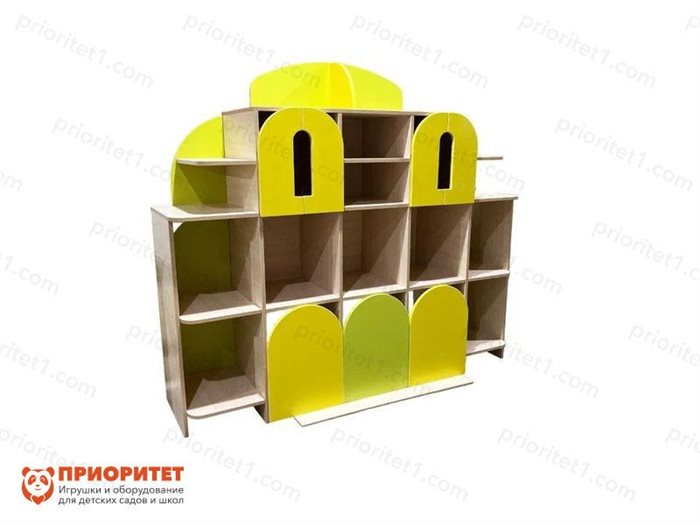 Стенка для игрушек В домике - фото 121520325