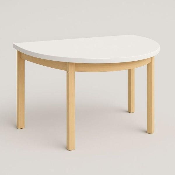 Стол полукруглый 0 гр.роста из серии Медовая - фото 121520432